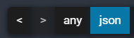 Navigation button with filters